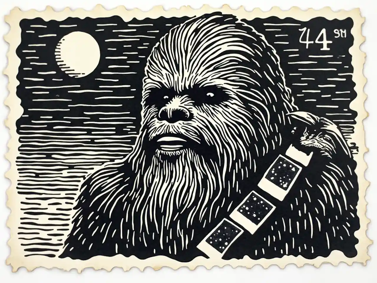 Chewbacca Stamp