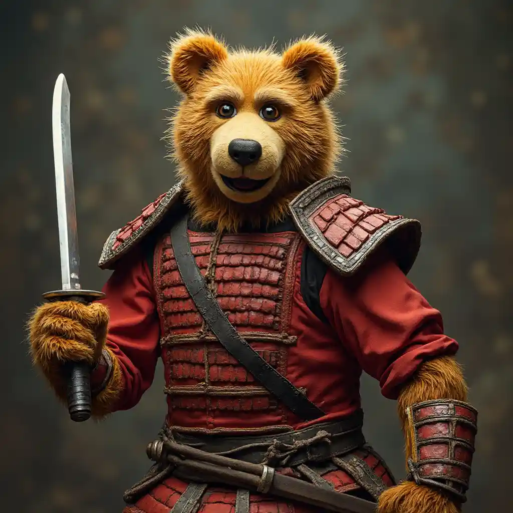 Fozzie Bear Samurai Muppets