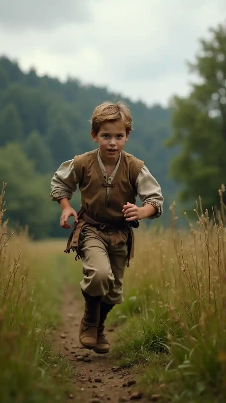 Mvulana wa Enzi za Kati Akimbia