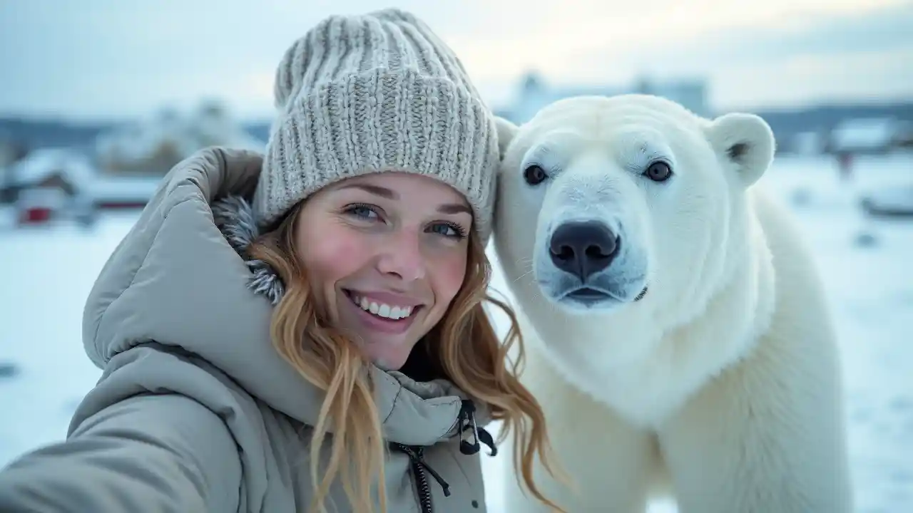 Picha ya Kujipiga ya Duu ya Aktiki