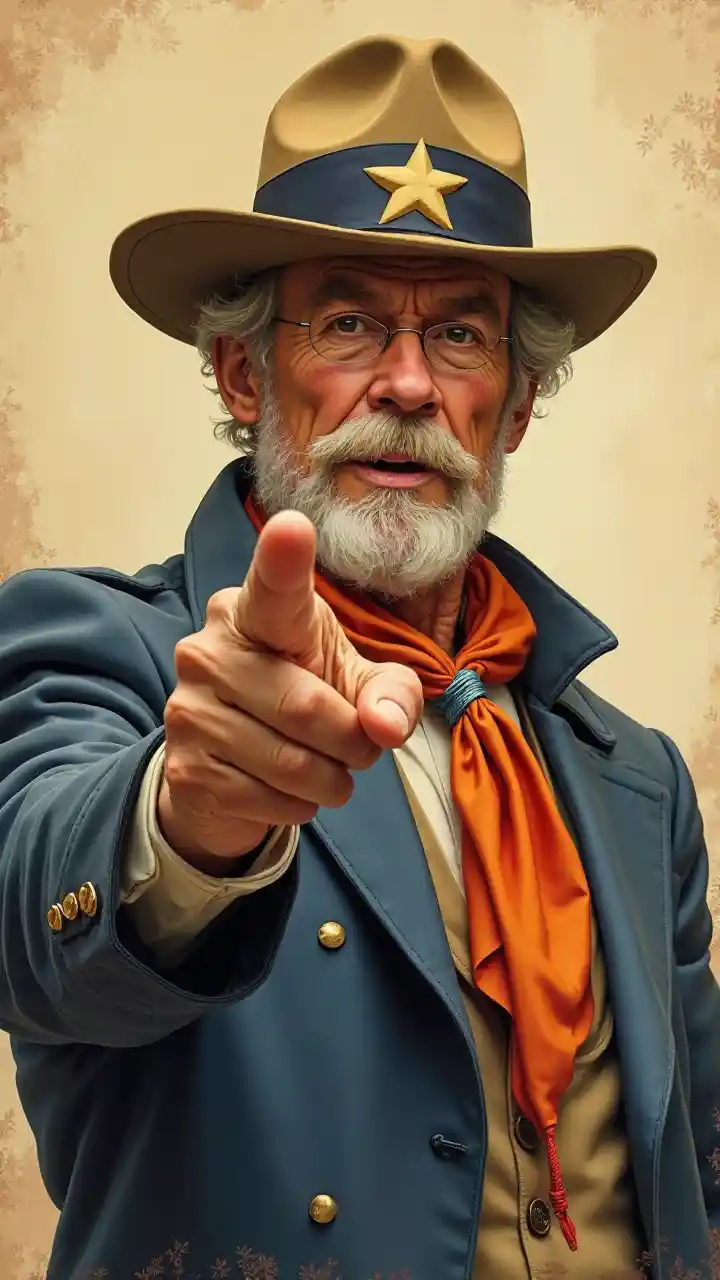 Baden-Powell Akionyesha Kiongozi wa Wapanda-Farasi