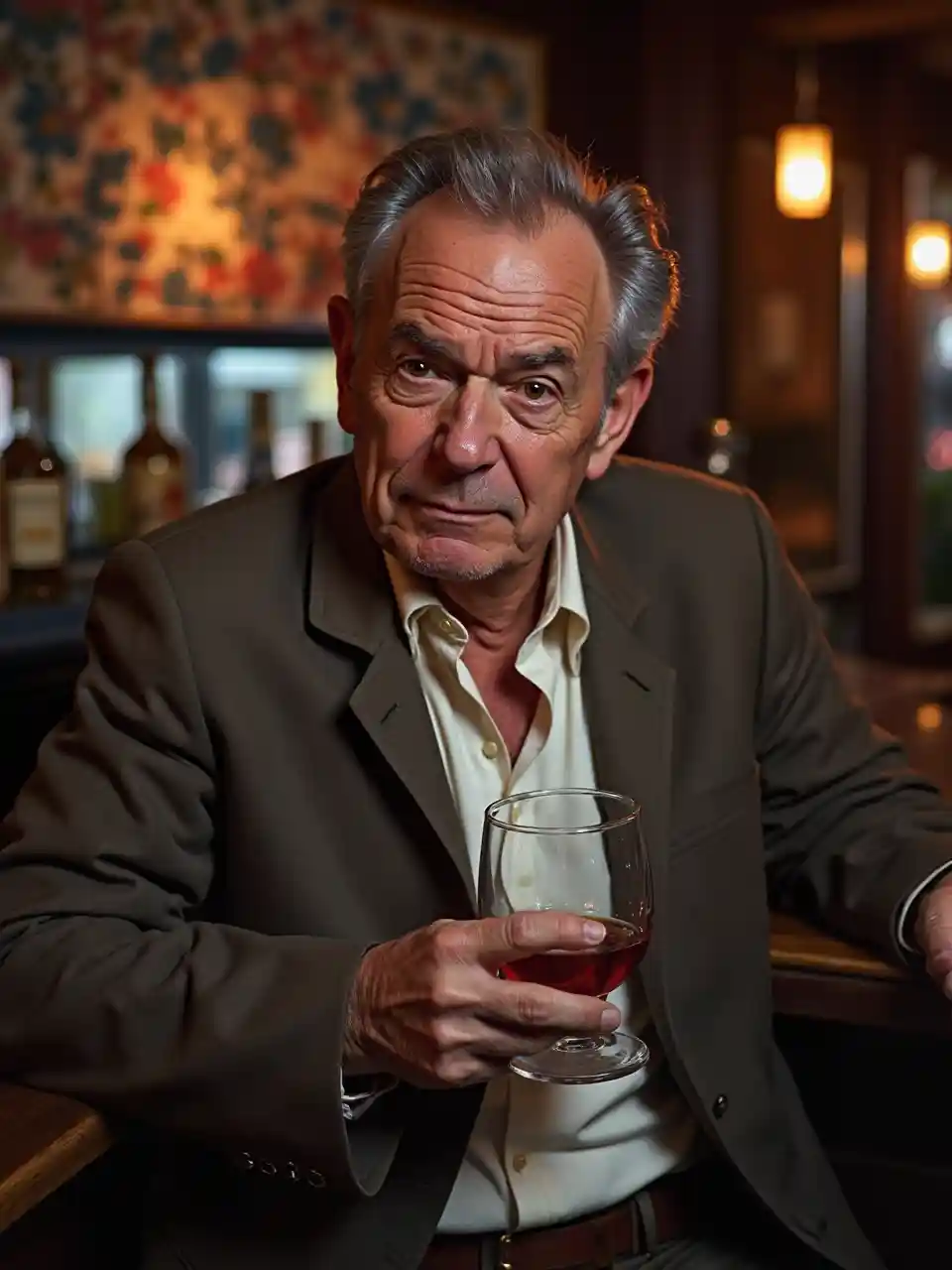 Bill Murray bebiendo whisky escocés