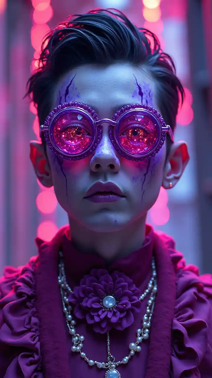 Retro Futuristic Vampire Mtindo Sanaa