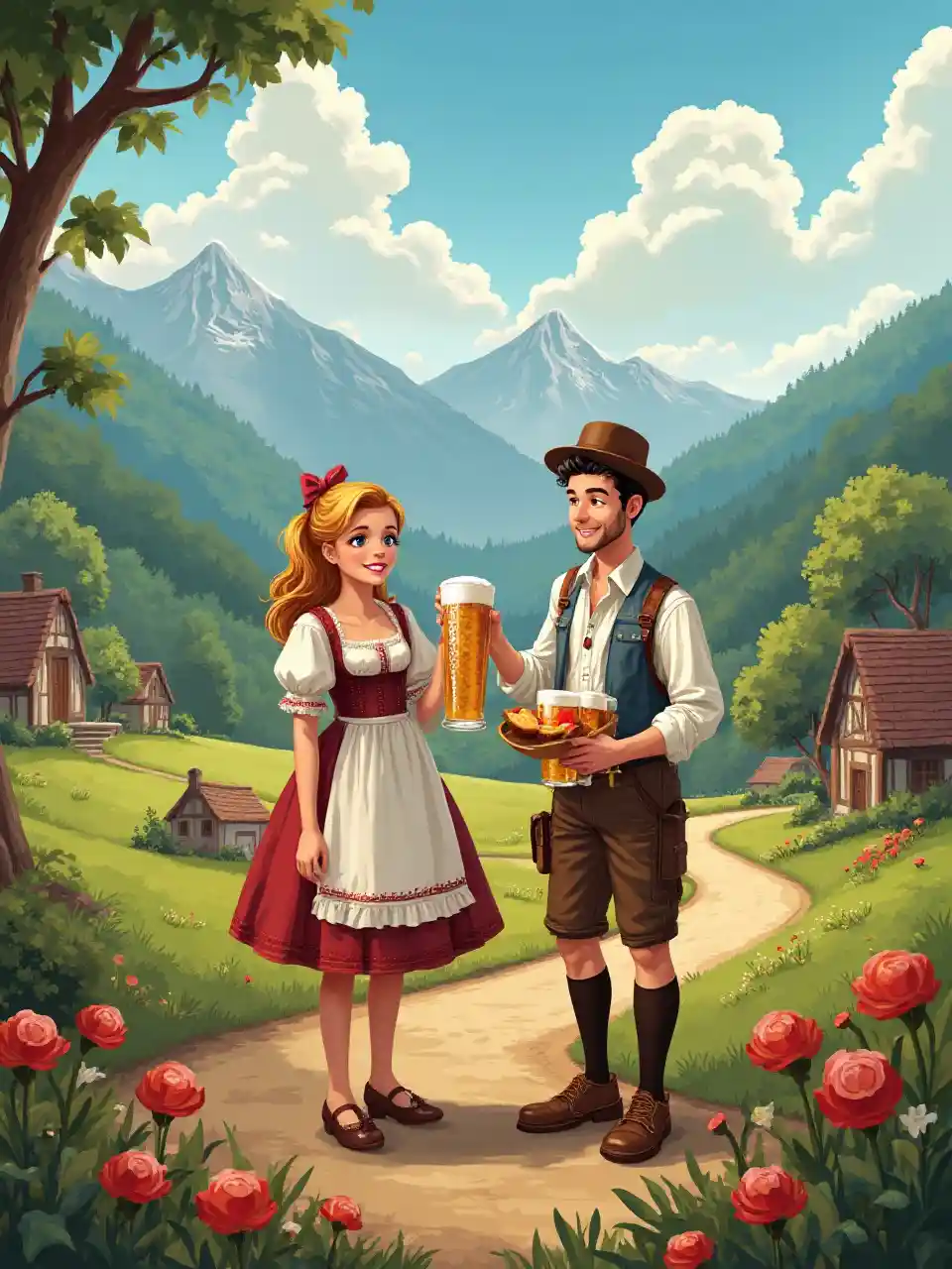 Karatasi ya Oktober Fest