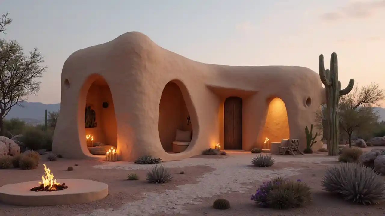 ਮਾਰੂਥਲ ਦੇ ਰਹਿਣ ਵਾਲੇ ਆਰਕੀਟੈਕਚਰਲ ਰੈਂਡਰਿੰਗ