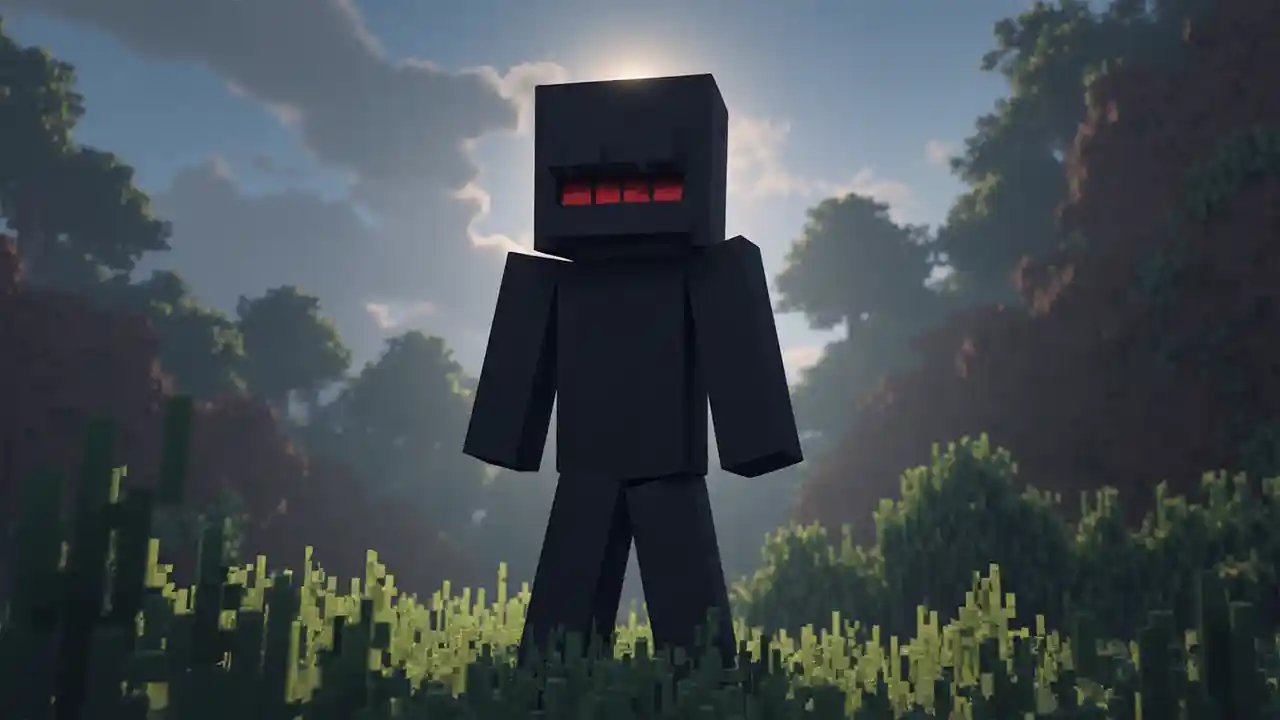 Diseño de Enderman de Minecraft