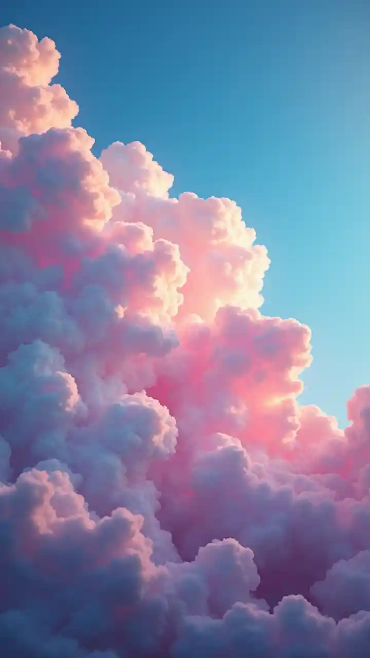 흐린 날 활력 색 배경