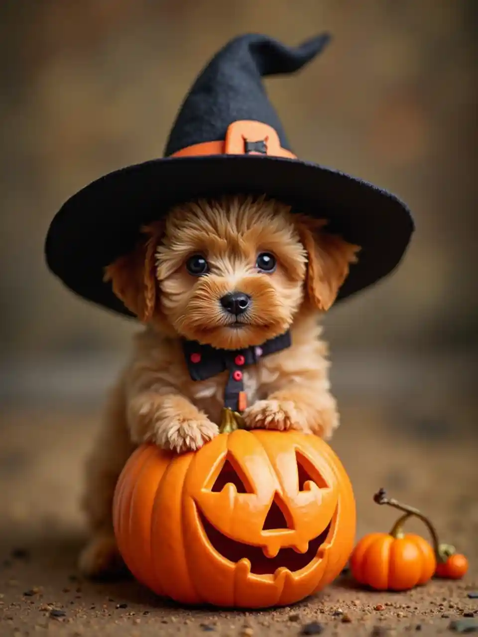 Puppy ya Mchawi wa Halloween