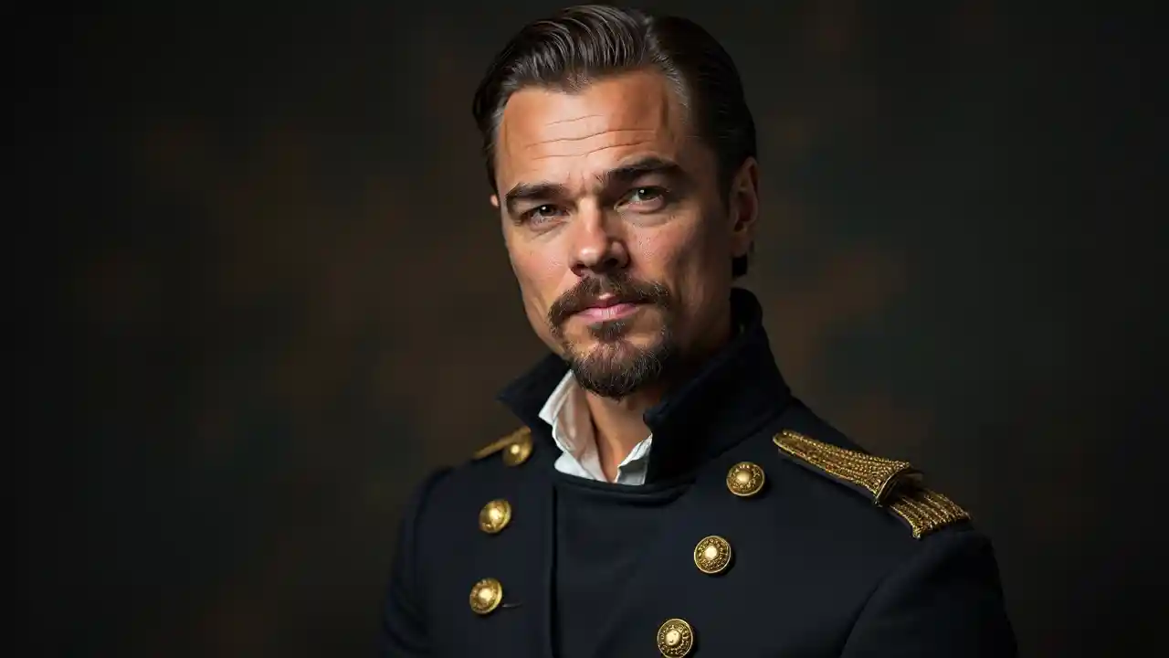 DiCaprio Ship Captain Portrait