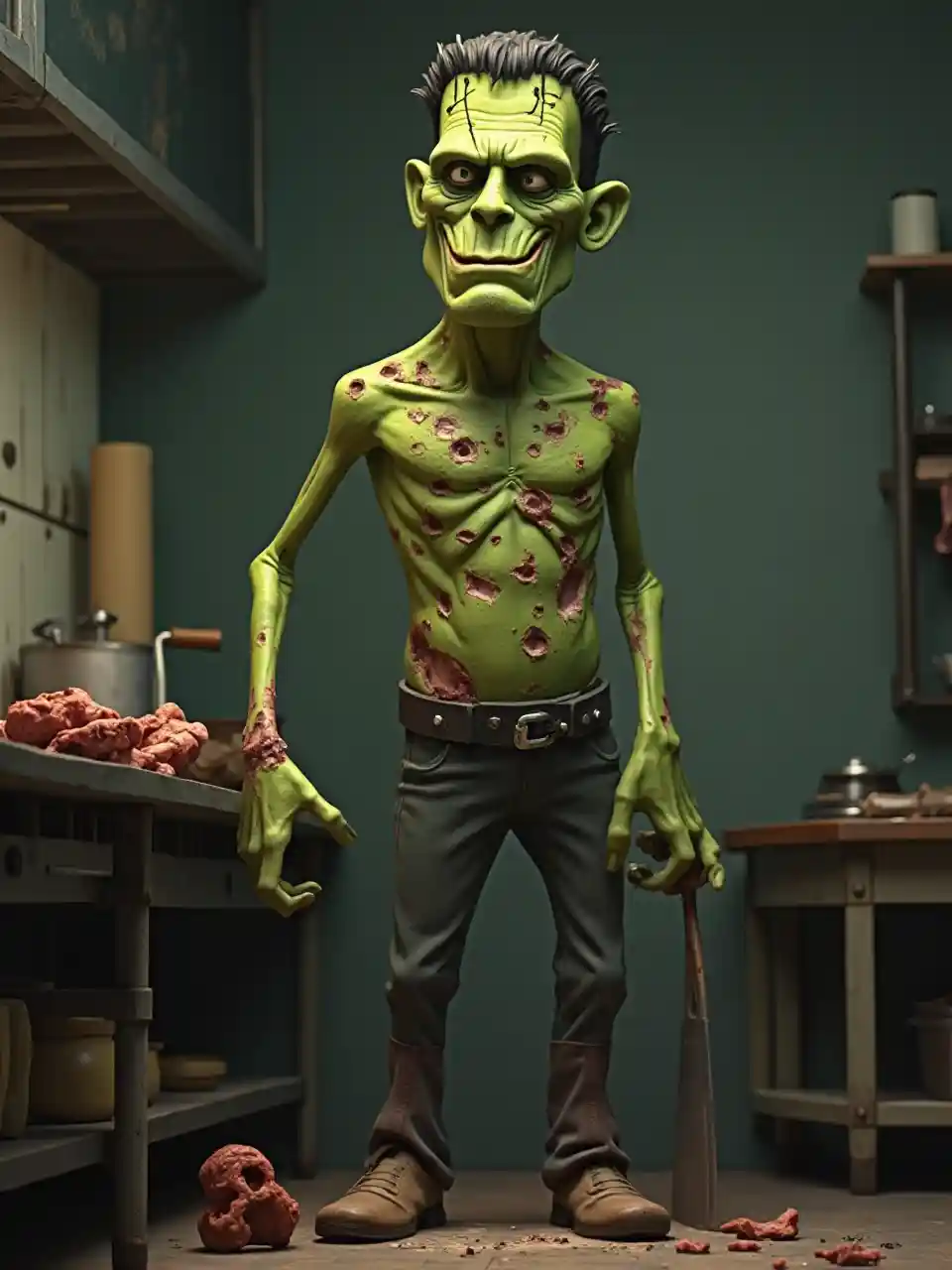 Funny Frankenstein Animation