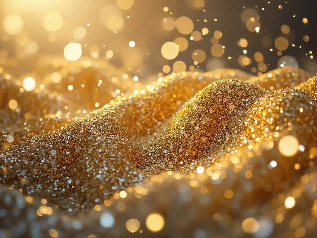 Golden Glitter Shine