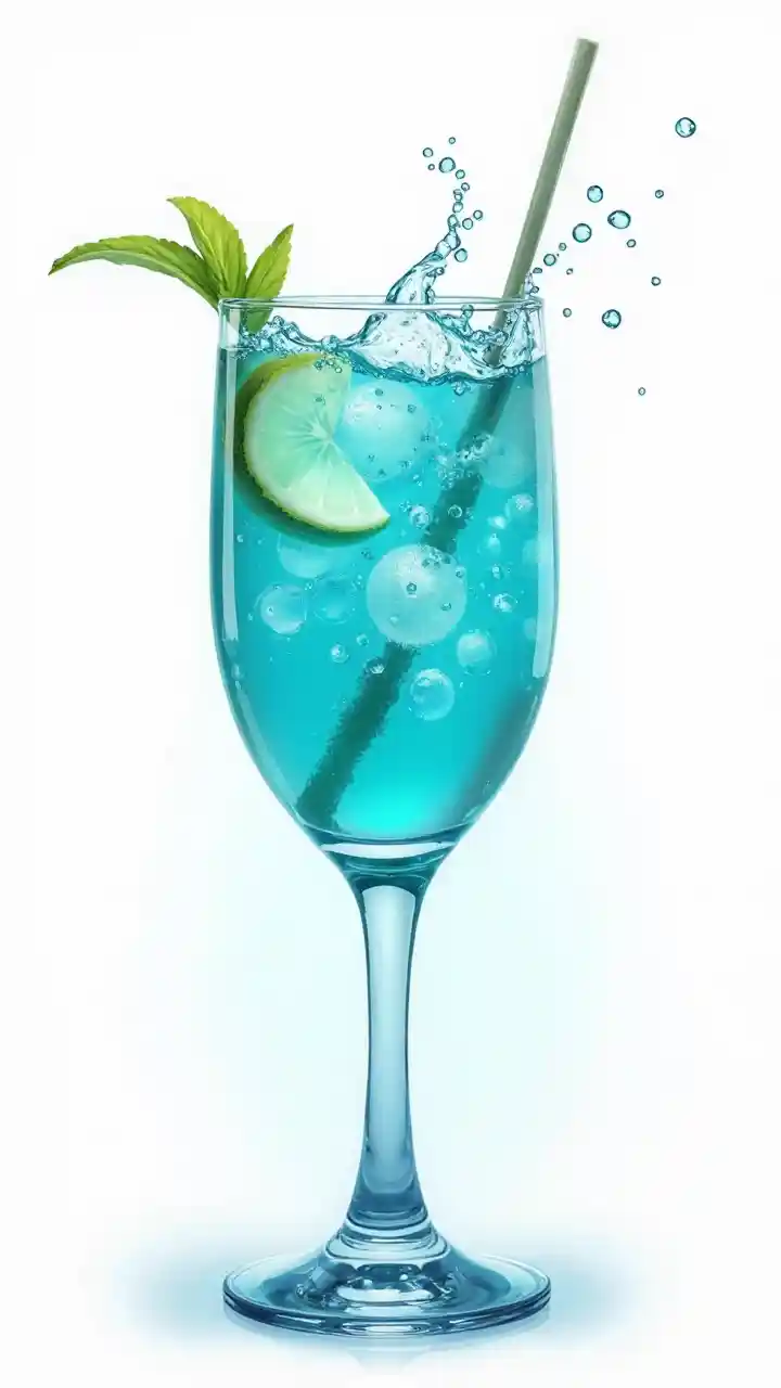 Cocktail de printemps éclaboussé