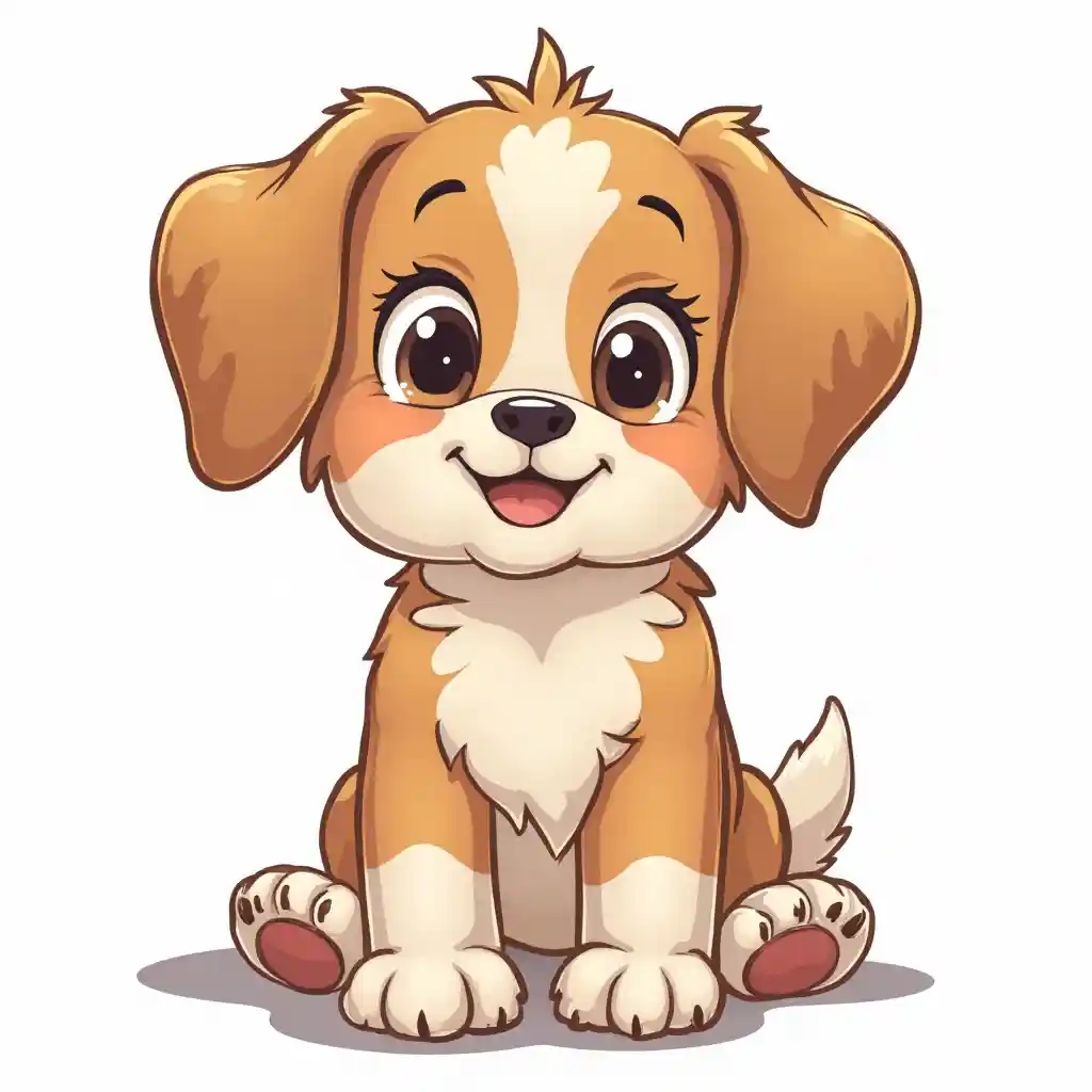 Vektor Puppy Karakter