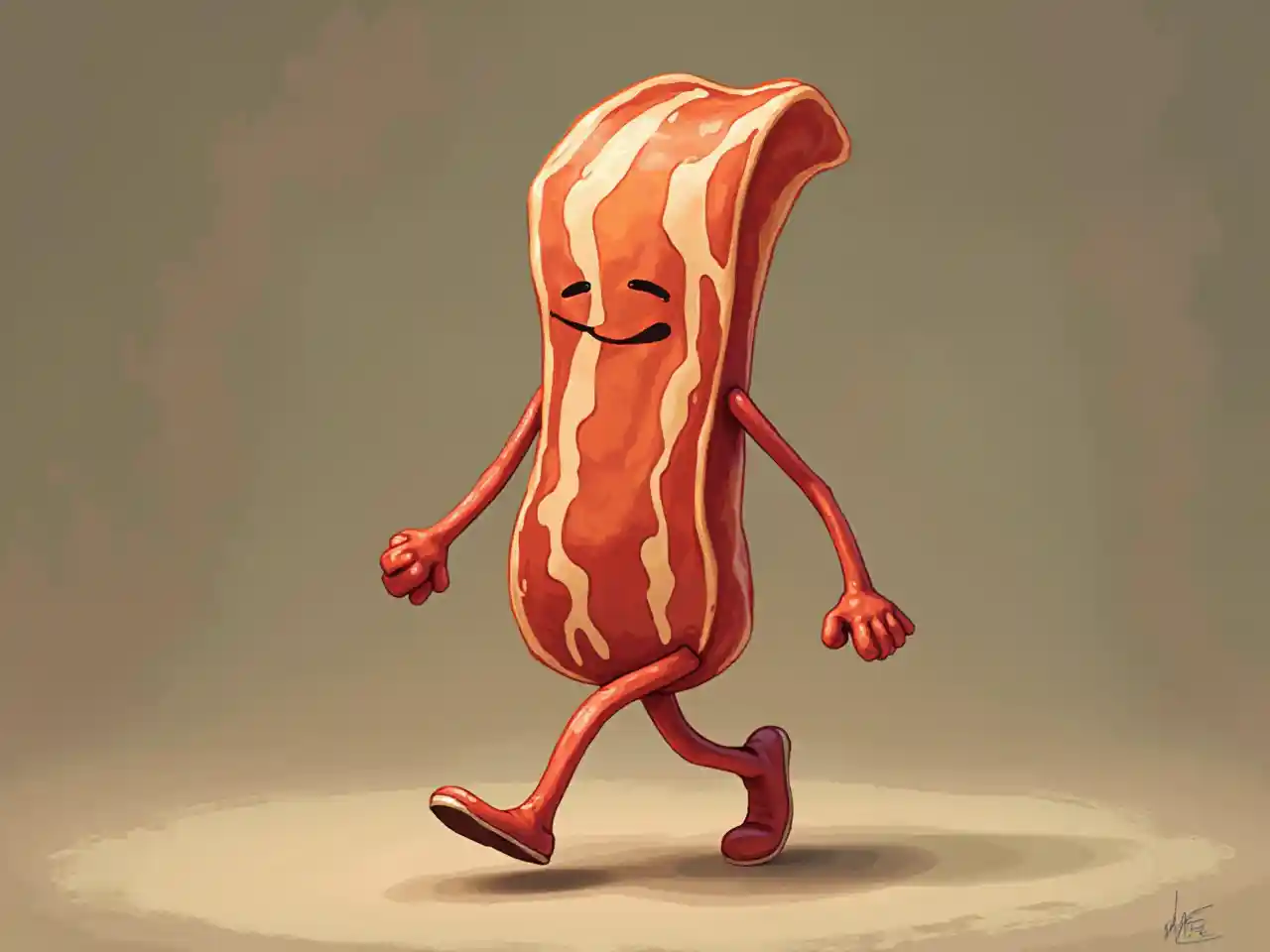 Karakter Kartun Bacon