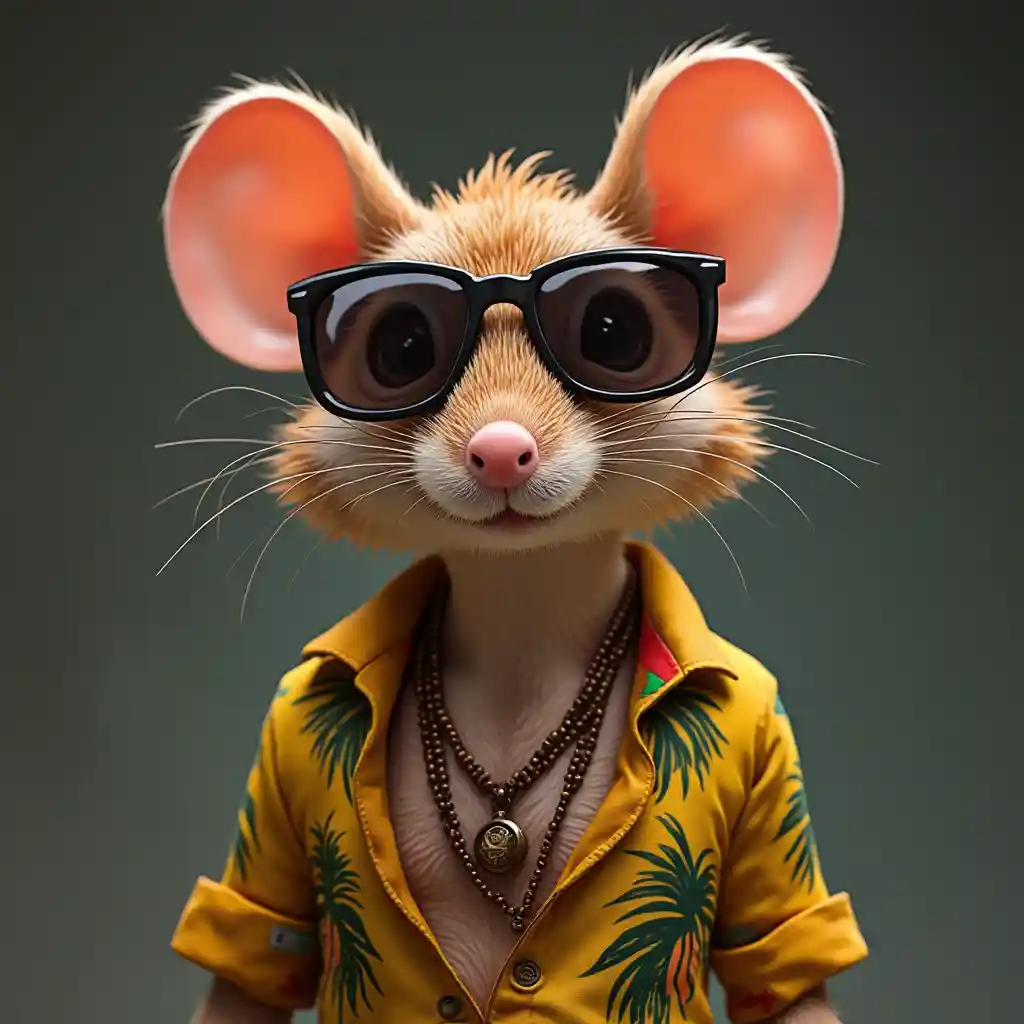 Jamaican Mouse Cartoon Art