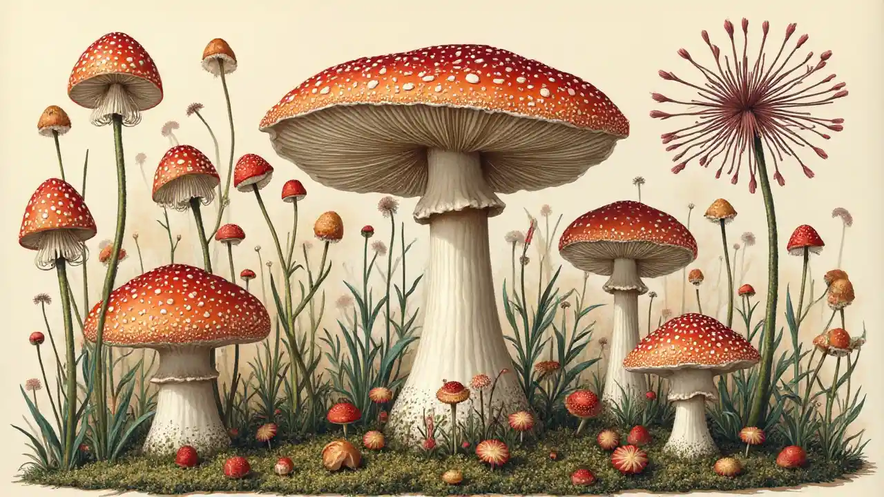 Uyoga Maua Ernst Haeckel Merian