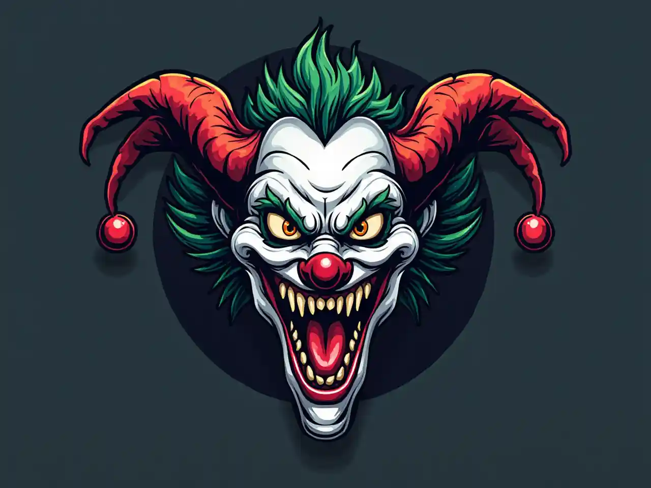 Logo maskot badut badut