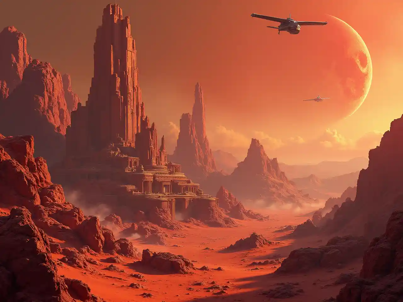 Mars Alien City