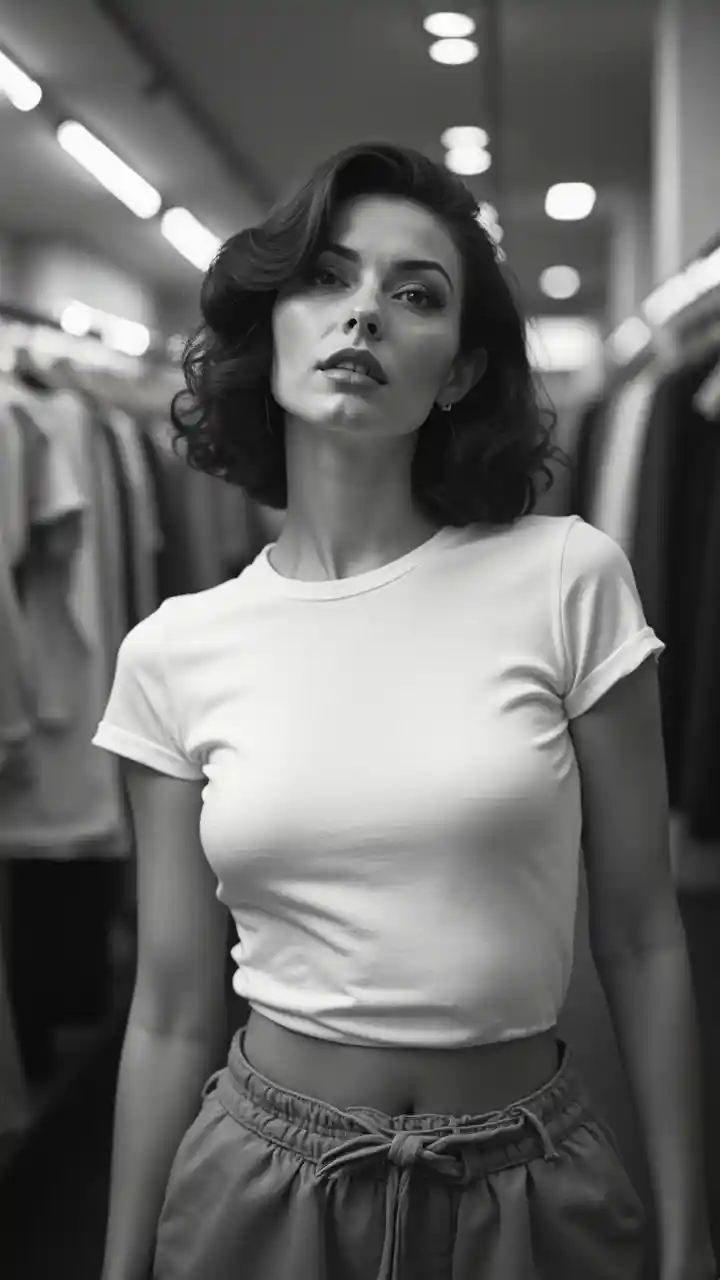 Monochrome Fashion Magazine Style