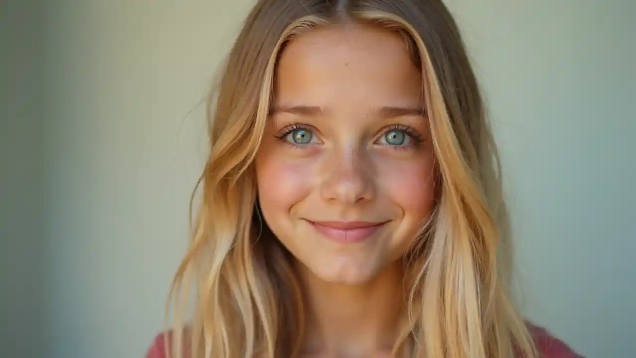 Cô gái tóc vàng thiếu niên dễ thương nhất cô gái