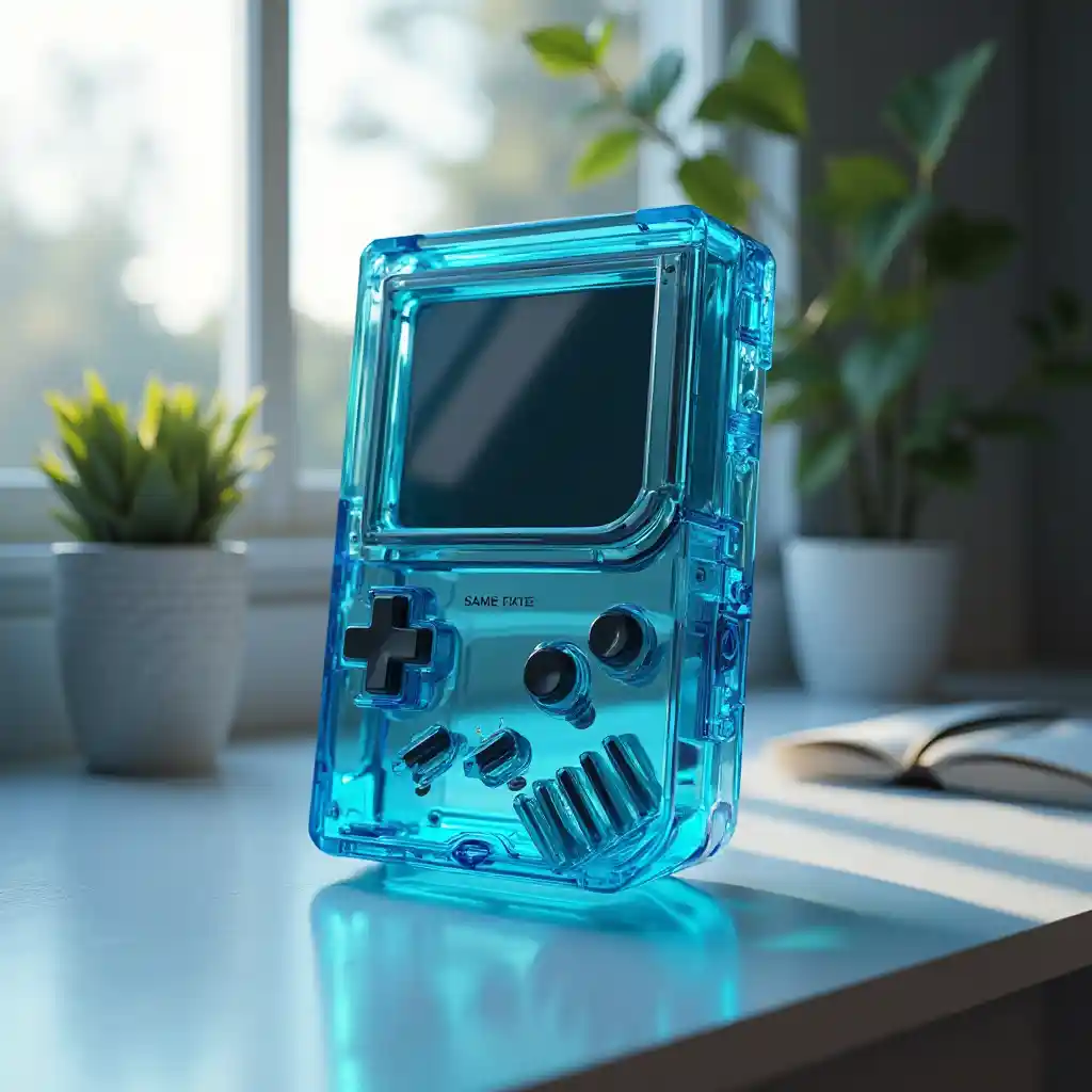 Blue Game Boy Design