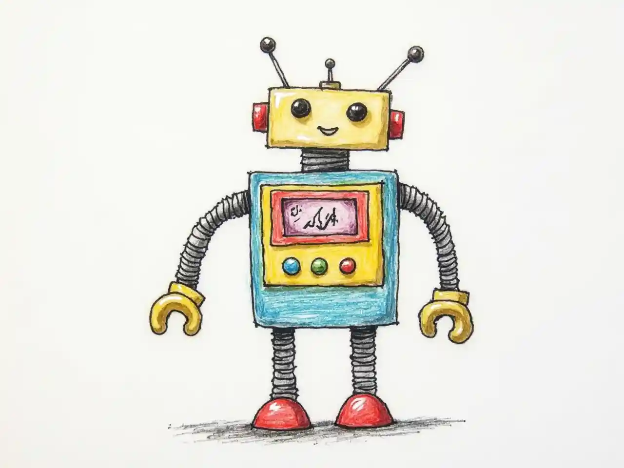 Kuchora kwa penseli kwa Njia ya Watoto