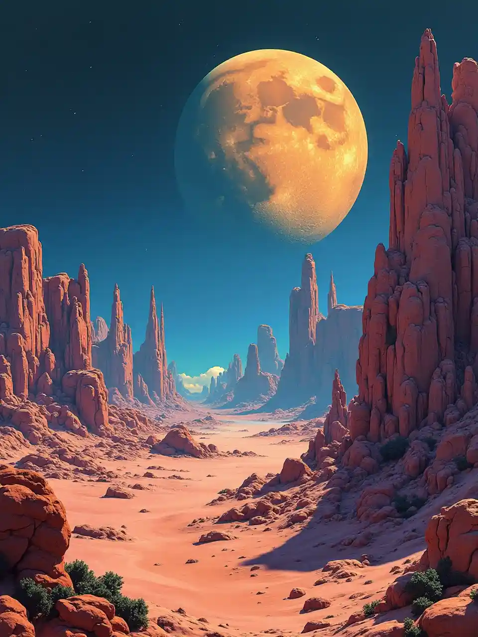 Roger Dean Alien Planet