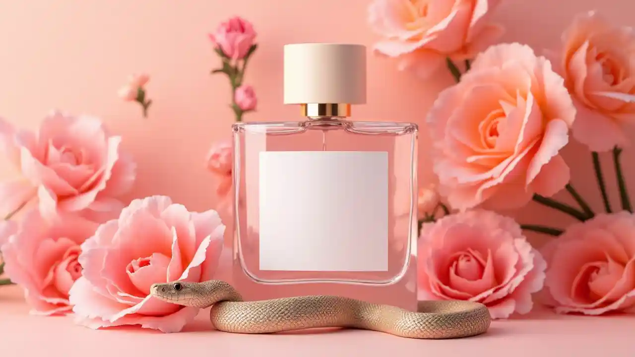 Floral Perfume Background