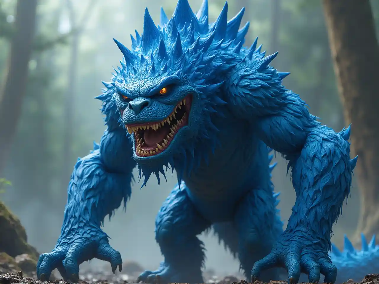 Ubunifu wa Mnyama wa Bluu