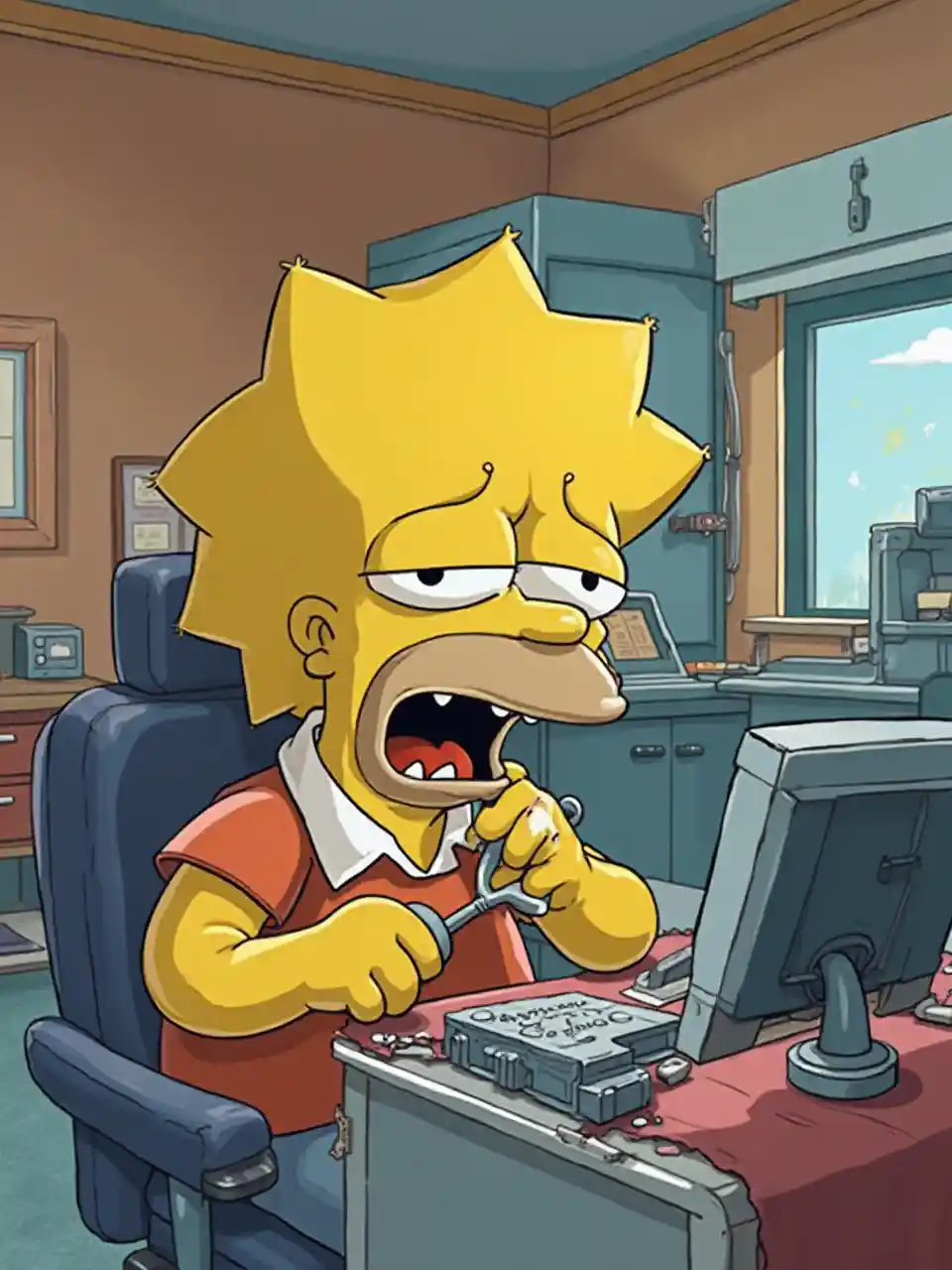 Homer Benki Kulia Scene