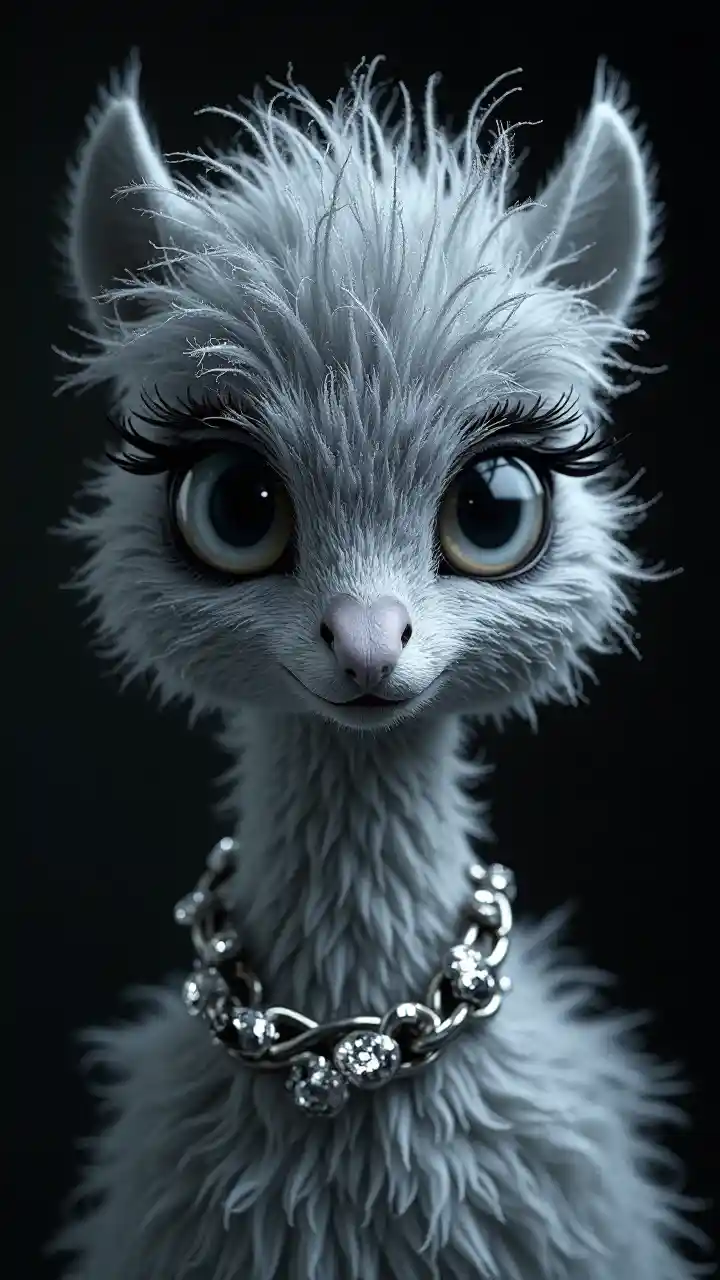 Hươu cao cổ bạc giận dữ