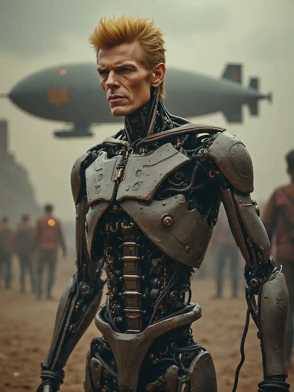 Bowie T800 Steampunk Robot