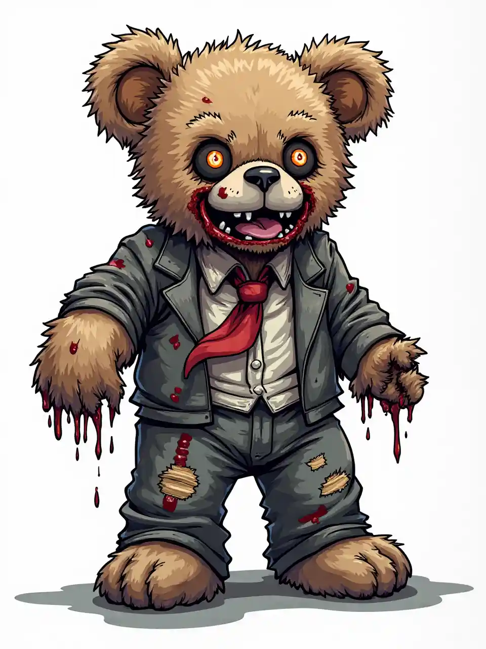 Zombie Teddy Bear Comic