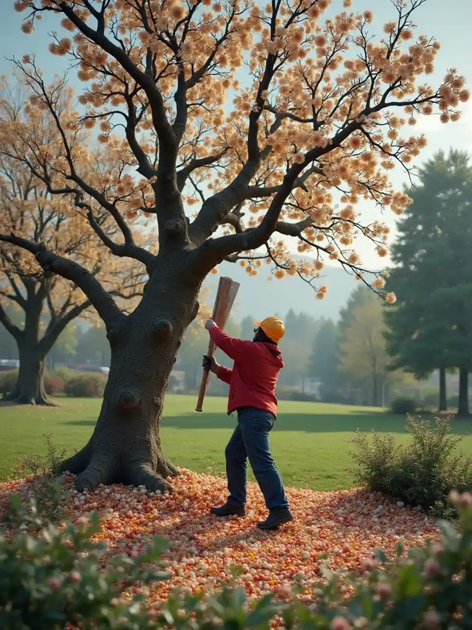 Kukata Mti wa Cherry