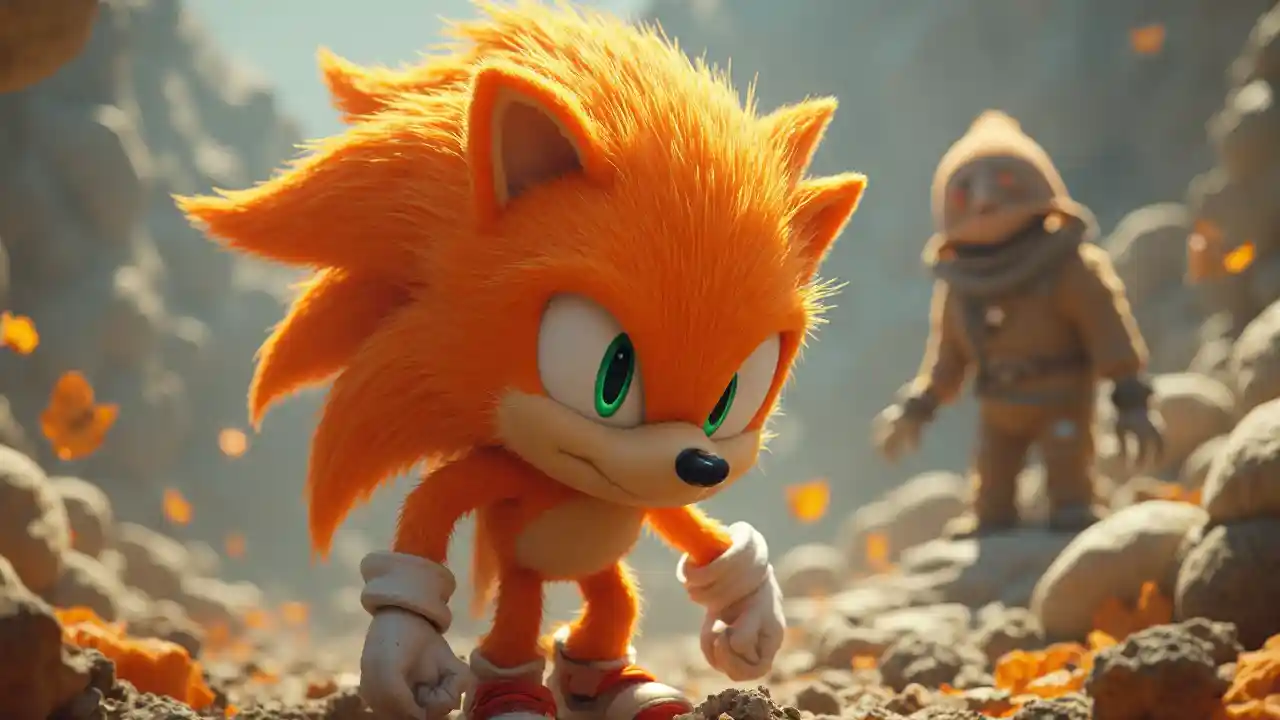 Оранжевый еж-воин