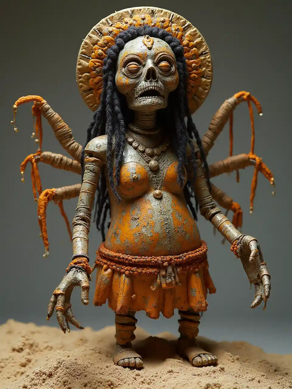 Disfraz de Momia Calavera Mexicana