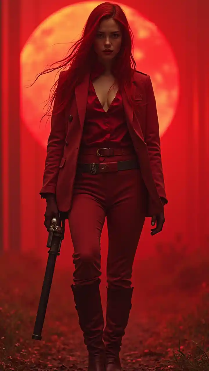 Donna Rossa Arte distopica