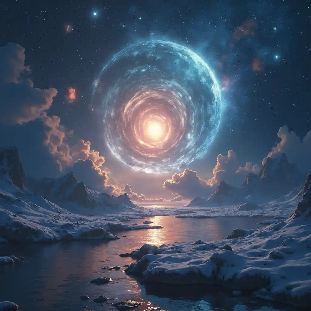 Kosmiczne stworzenie zimnego miejsca