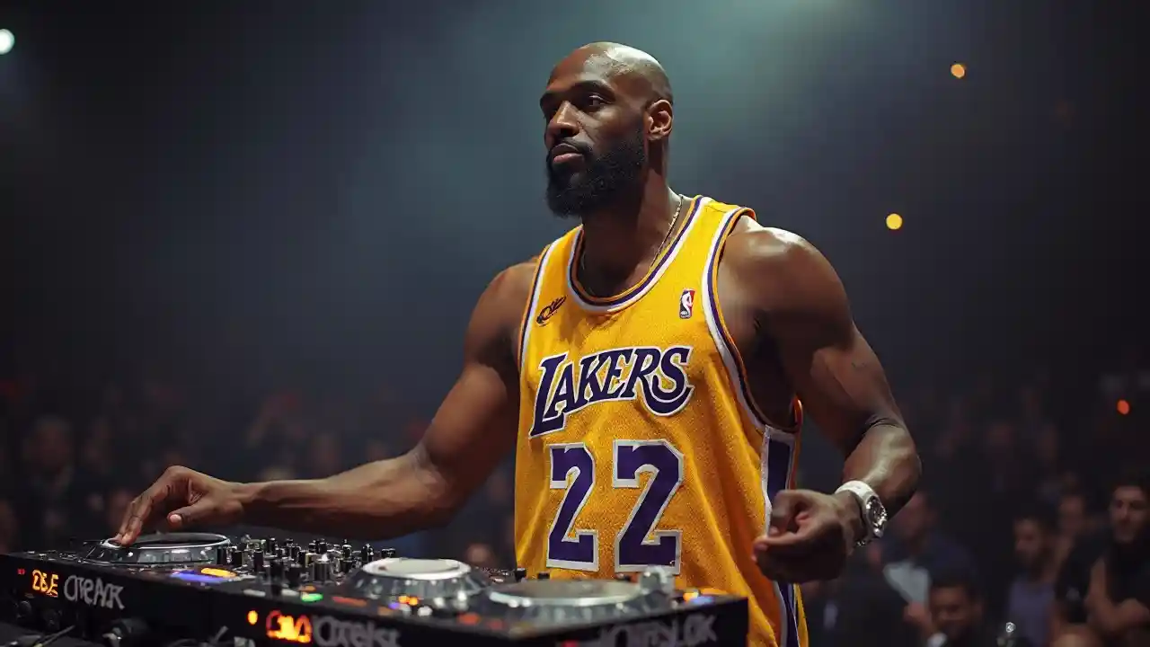 Shaq DJ Lakers