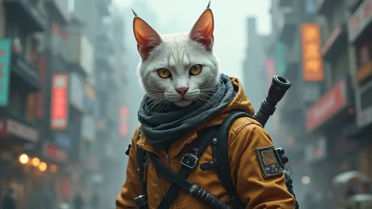 Cat Warrior Tokyo Apocalypse