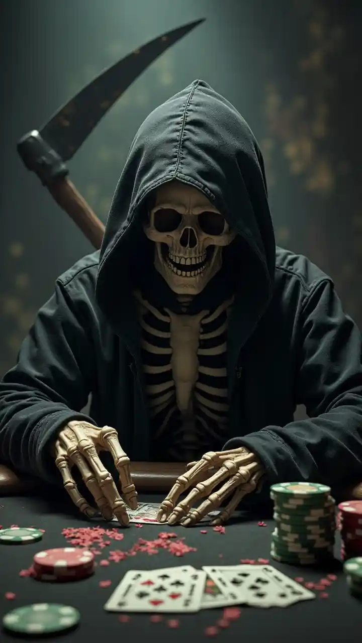 मृत्यु पोकर दृश्य