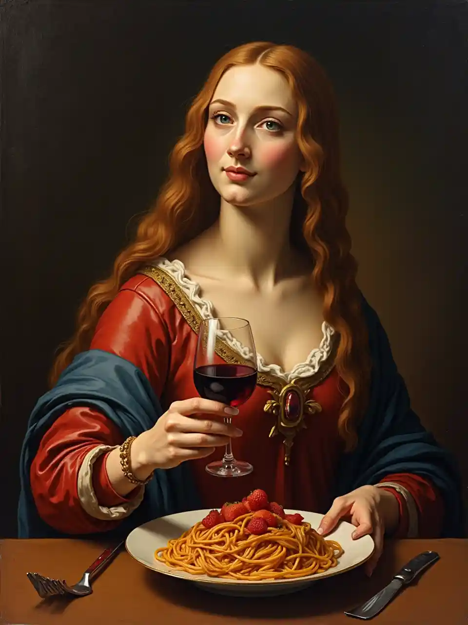 Обед с Моной Лизой