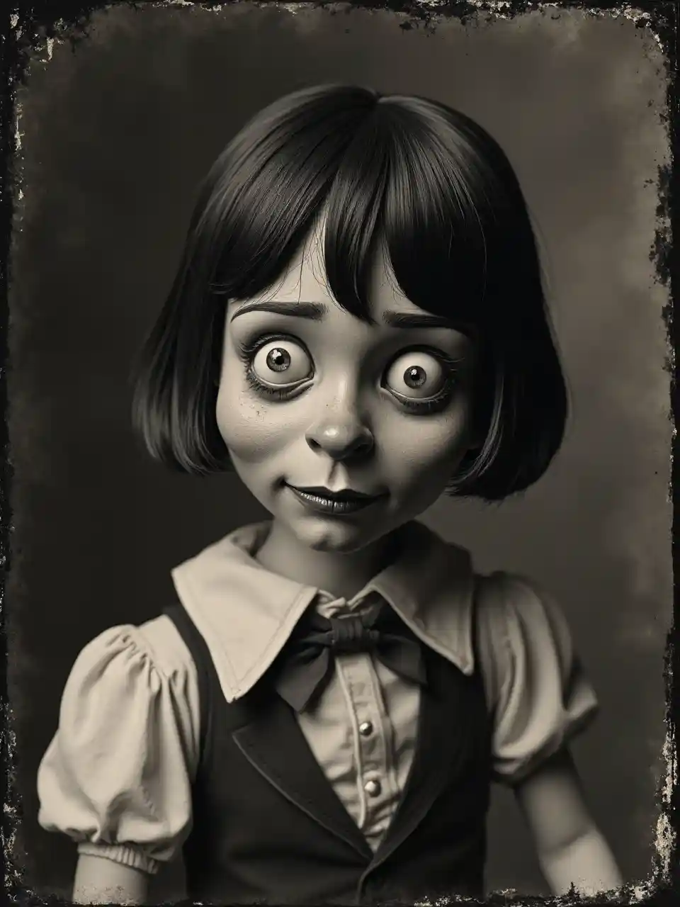 Nyeusi Bob Haircut Neutral Face