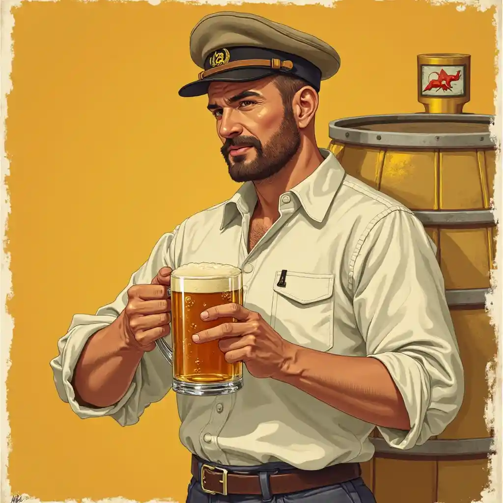 Picha ya Poster ya Kvass ya Urusi