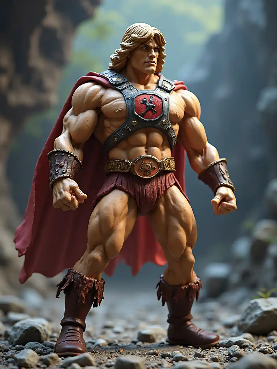 He-Man Figurine Pose