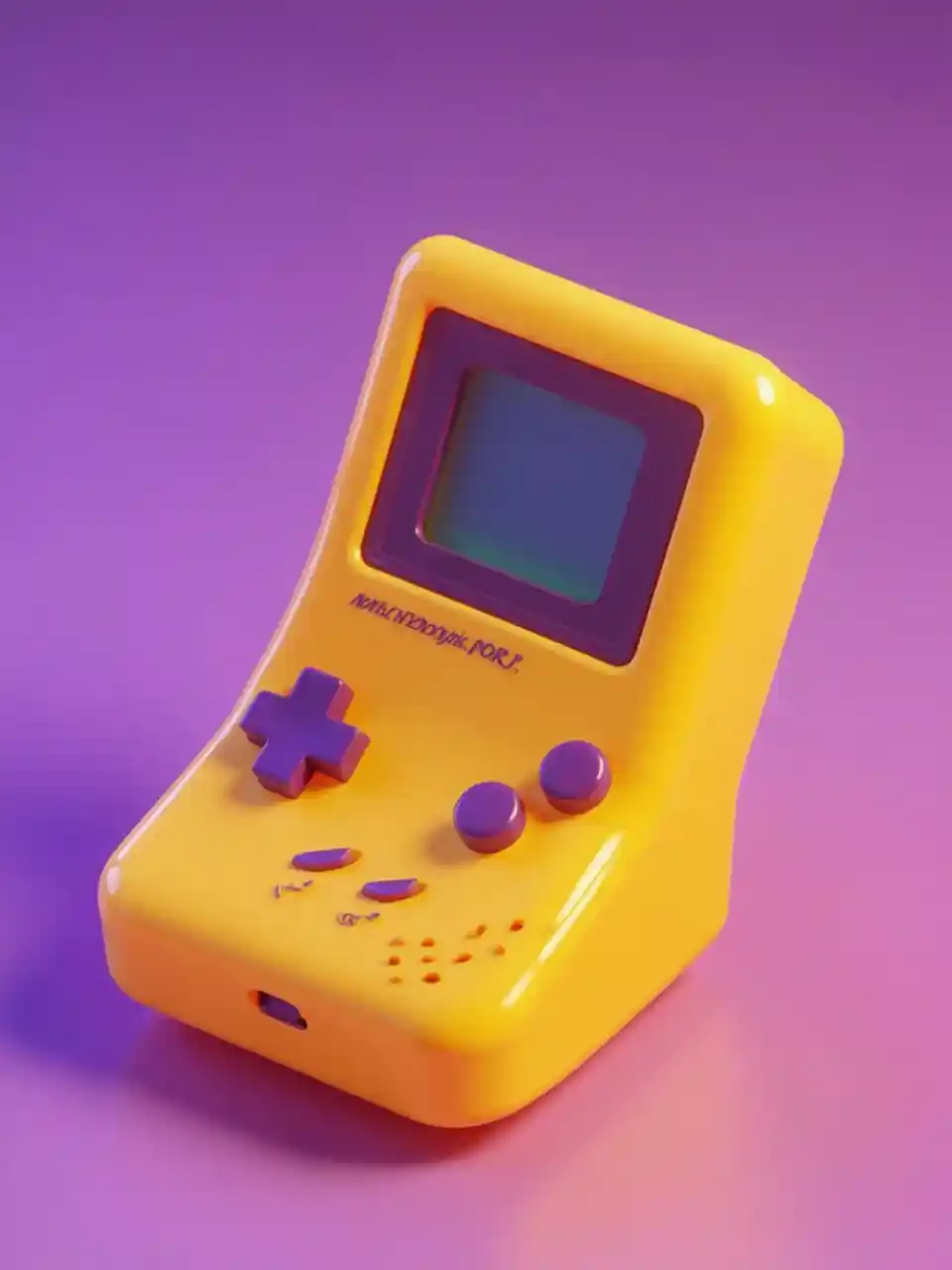 Render retro de Game Boy