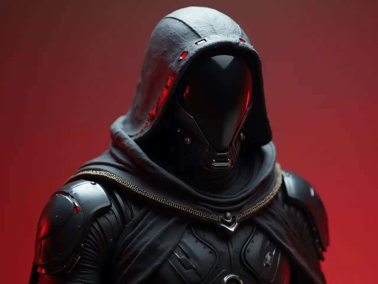 Matte Black Red Sith