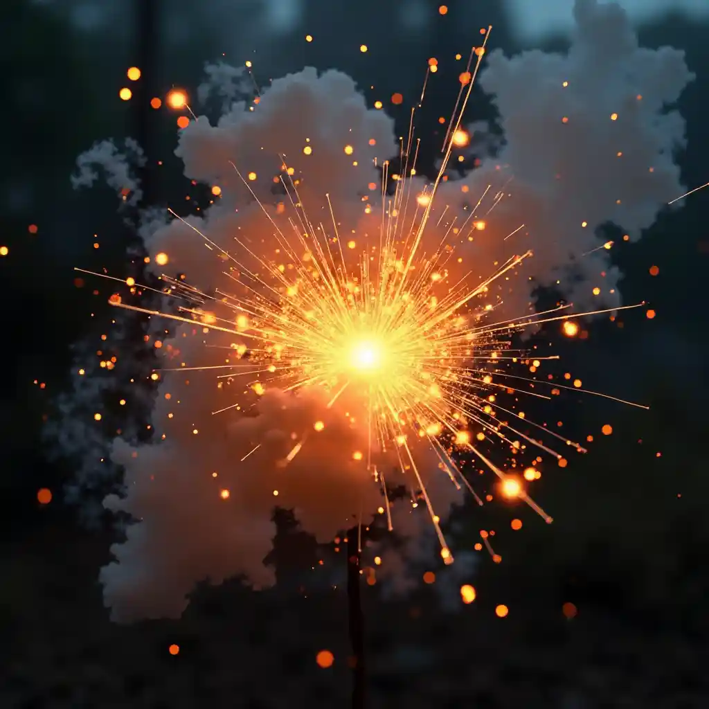 स्पार्क गैस बादल विस्फोट