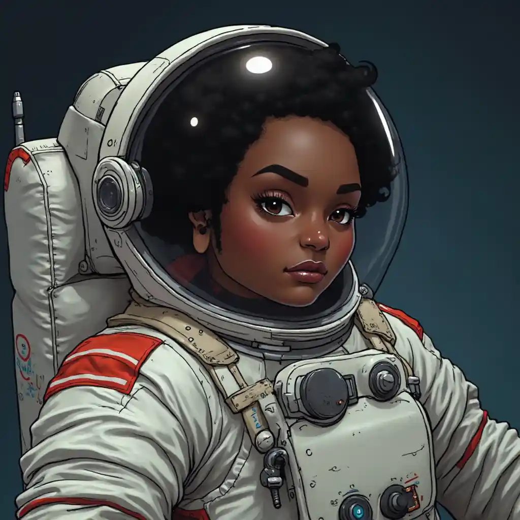 Черная женщина-астронавт