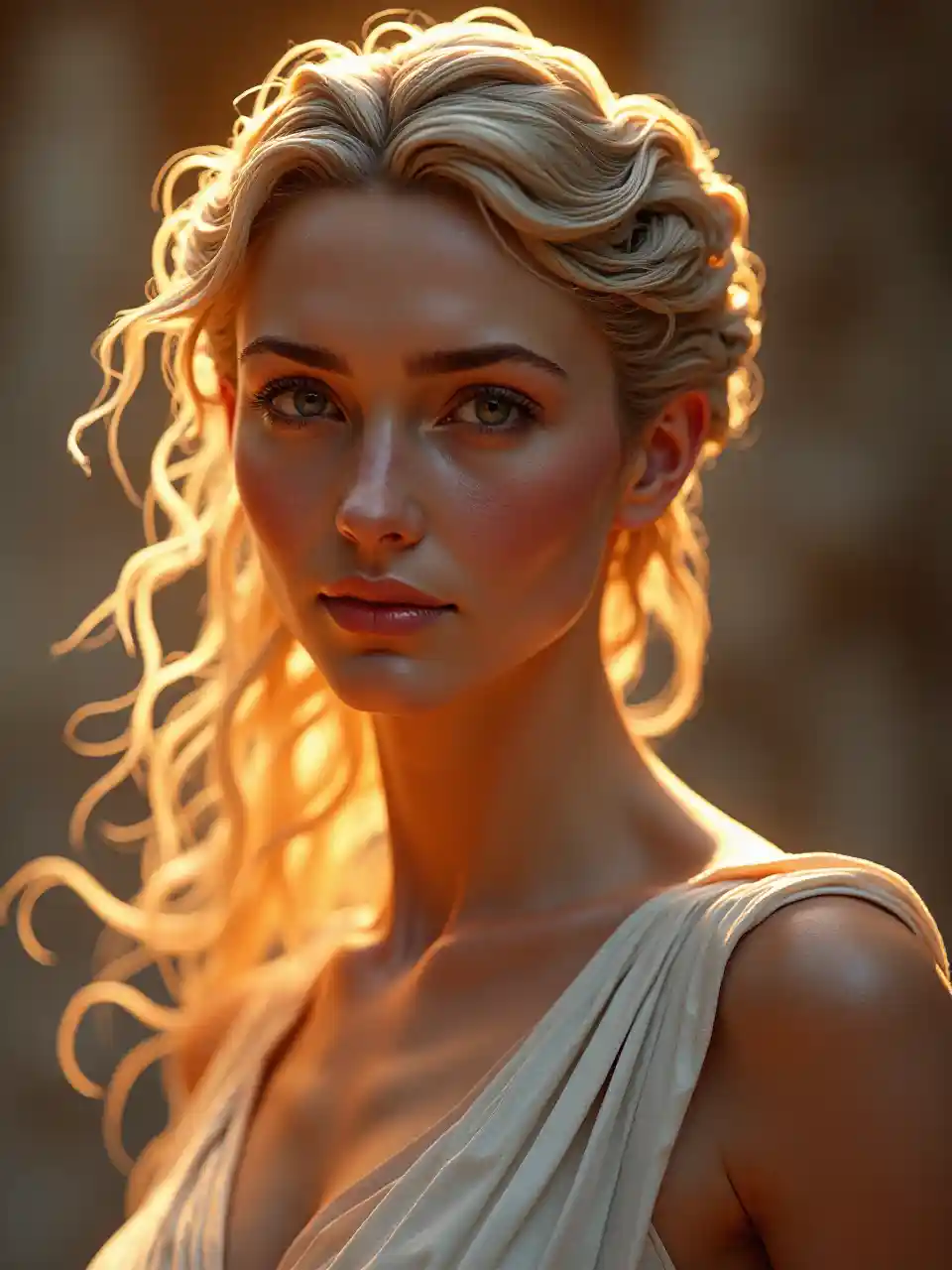Rappresentazione artistica digitale di Athena